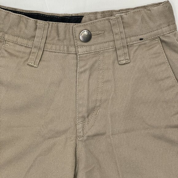 Volcom Baby Toddler Boy 2-Piece Outfit Blue Striped Shirt & Khaki Shorts Set 2T - Picture 8 of 12